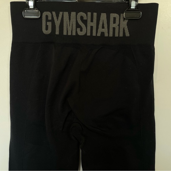 Gymshark Flex High Waisted Leggings Womens M 6 Black Work Out Athletic Gym - Picture 6 of 7